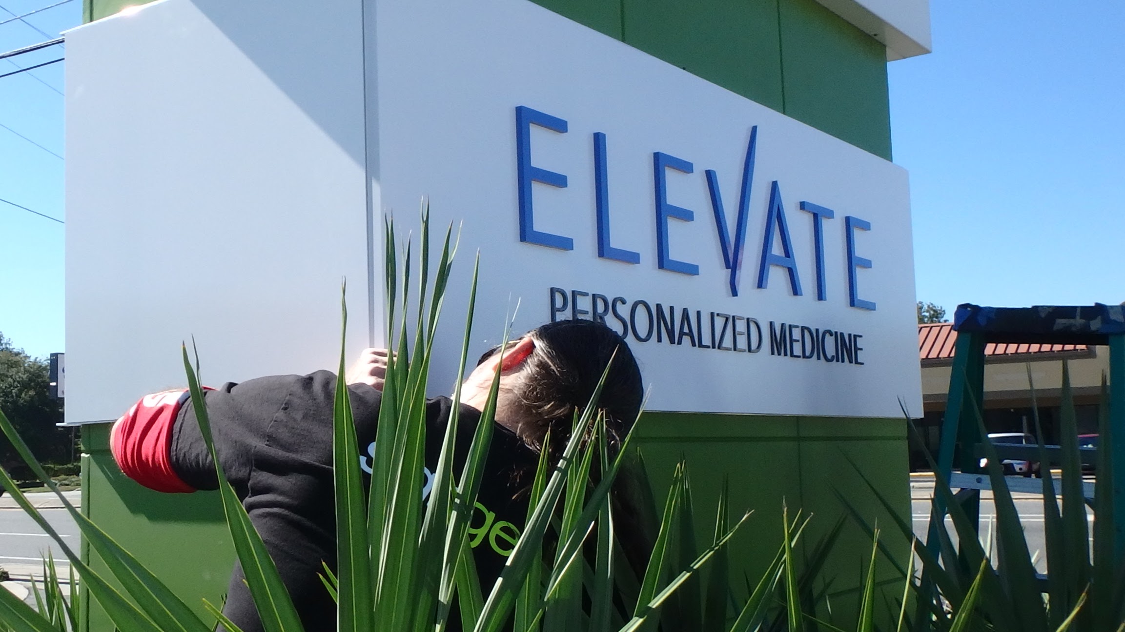 Exterior Dimensional Sign Letter Installation