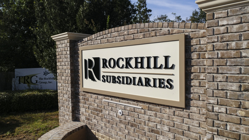 Dimensional Letter Monument Signage for Rockhill Subsidiaries