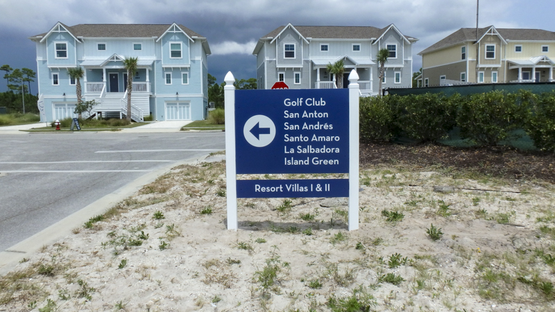 SignGeek Exterior Wayfinding - Directory signage for WCI at Lost Key by Lennar