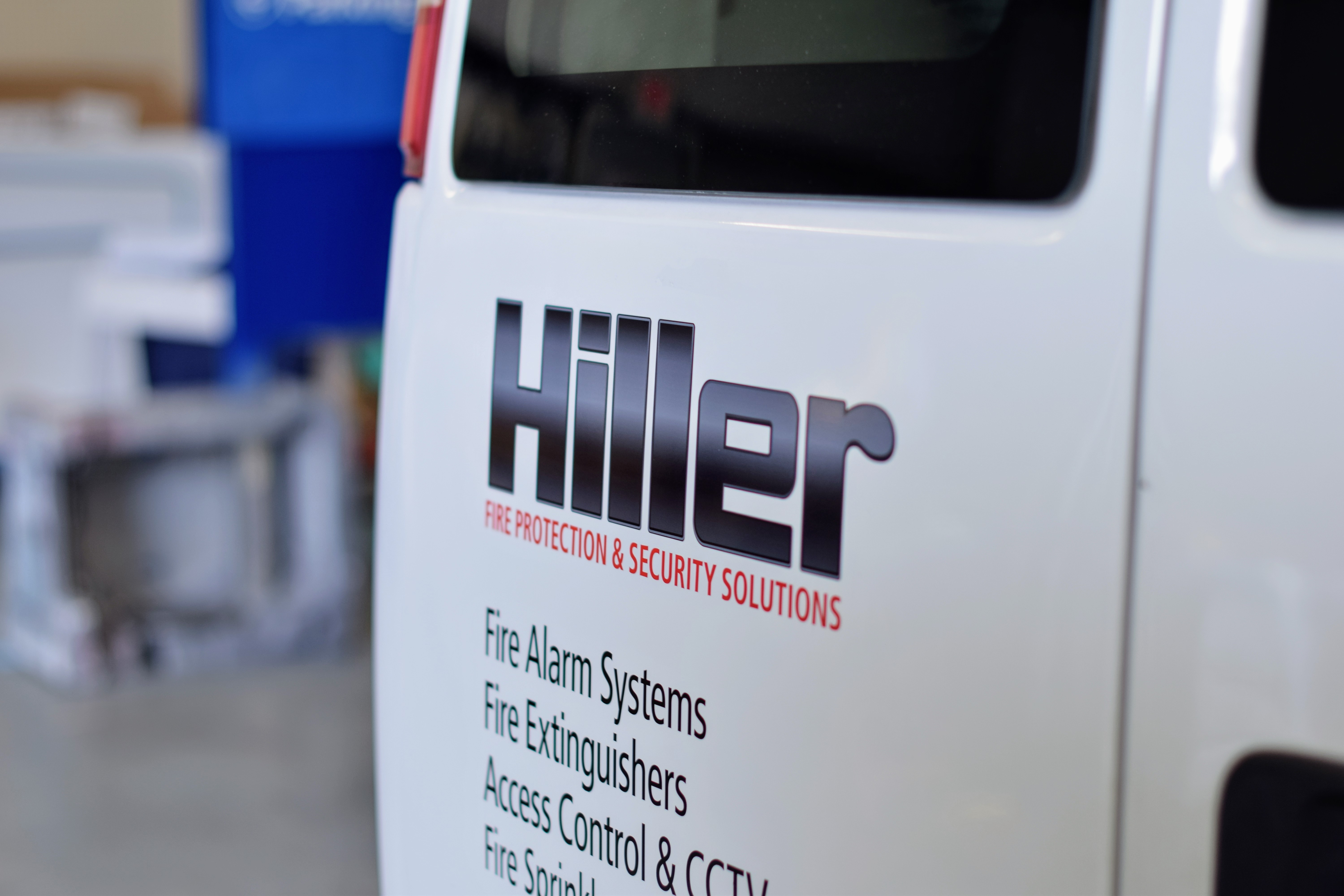 Fleet wraps on new Hiller vans - signgeek