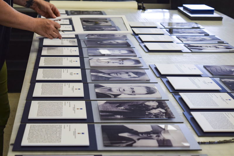 SignGeek Corporate and Employee Recognition - Medal of Honor Display panel for Naval Hospital Pensacola