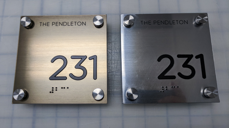 signgeek ADA Wayfinding - ADA compliant room number signage 