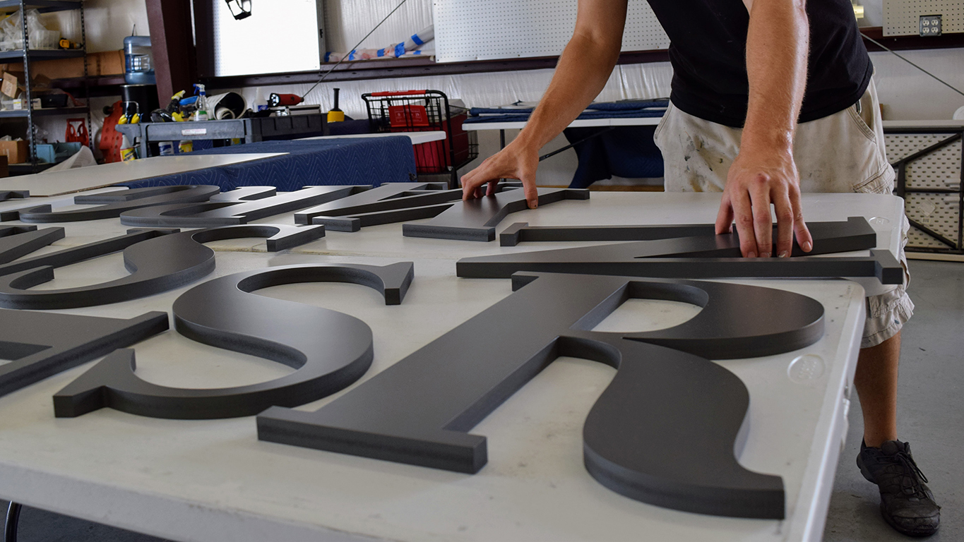 Dimensional Sign Letters 